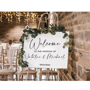 DIY Custom Vinyl Sticker Welcome sign Stickers Vinyl Lettering Event Signage DIY A2 A3 party sign decal Wedding Reception Calligraphy