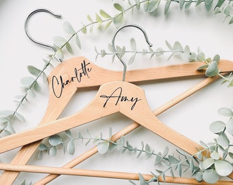 Personalised Wedding Hanger Decal Bridal Decals Bridal Party Decals Custom Wedding Hanger Decal Personalised Hanger Decal Memento Gifts