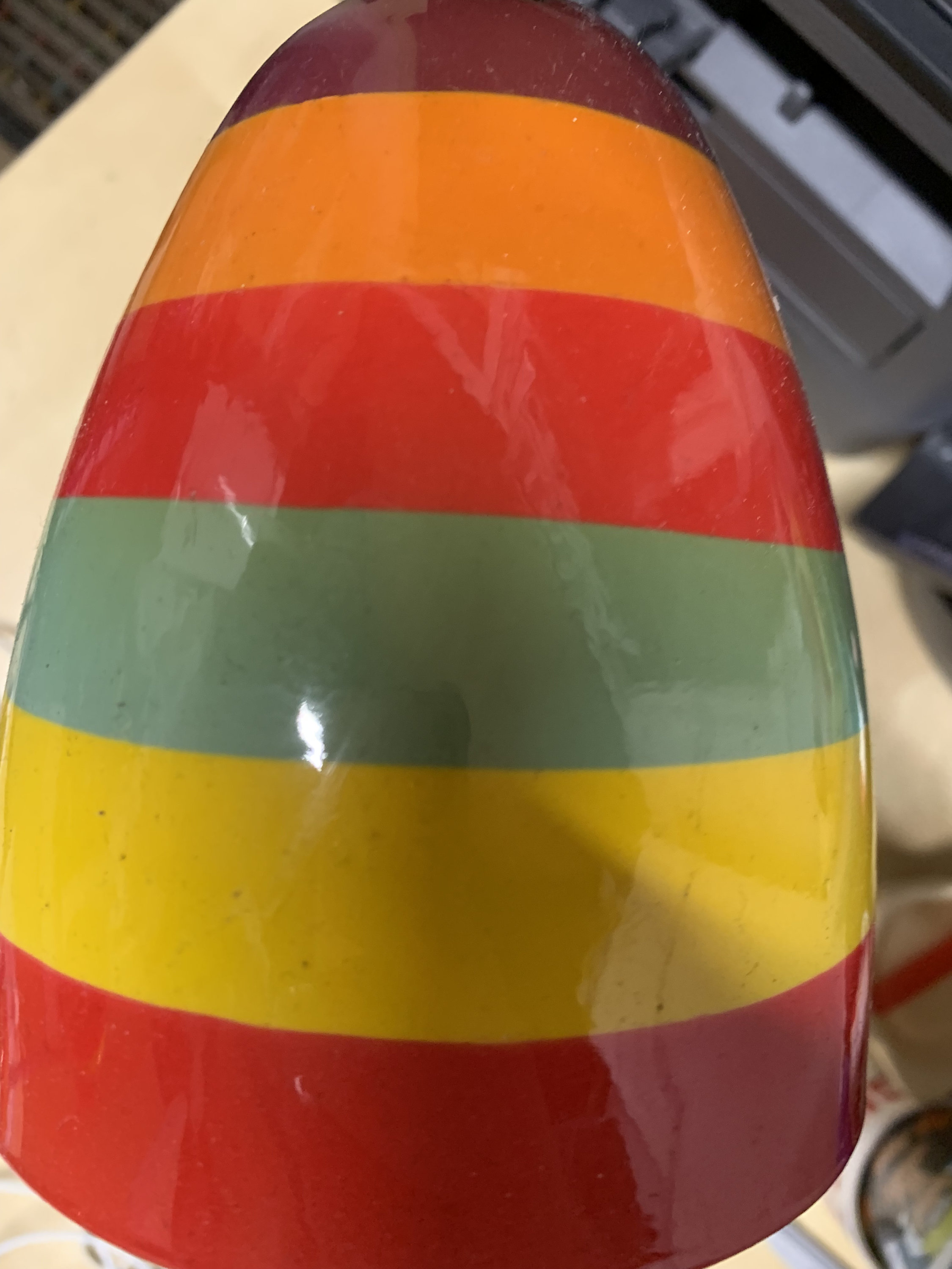 Rare Rainbow Stripe Pylones Globe Trotter Desk Lamp Light Etsy UK