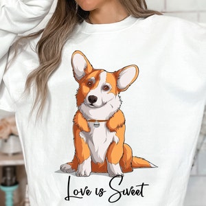 Love is Sweet Sweatshirt, Cdrama Sweatshirt, Chinese Drama Sweatshirt Crewneck, Dog Wealth Sweatshirt