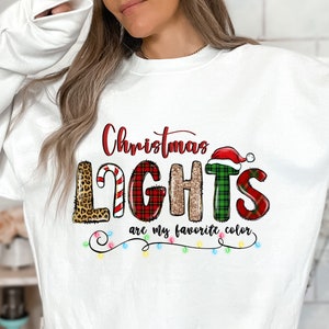 Christmas Lights Sweatshirt
