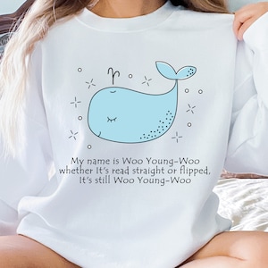 Woo Young-Woo Extraordinary Attorney Woo Sweatshirt, Kdrama Sweatshirt, Korean Drama Sweatshirt