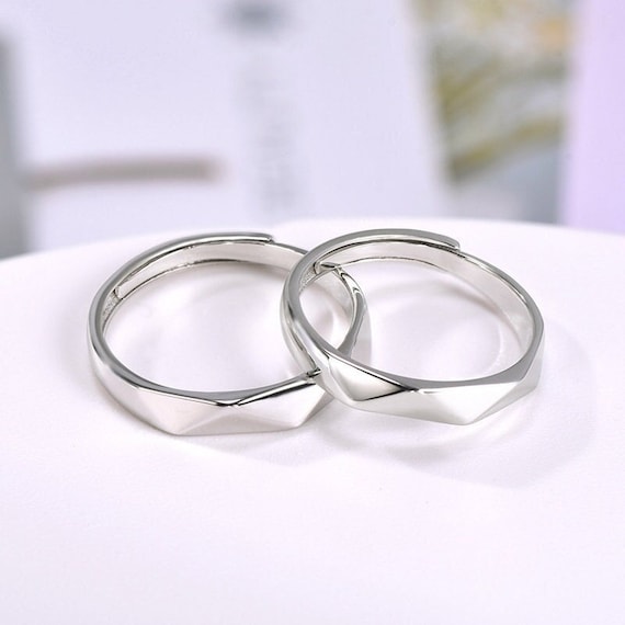 Pair wedding rings symbol husband wife love Vector Image