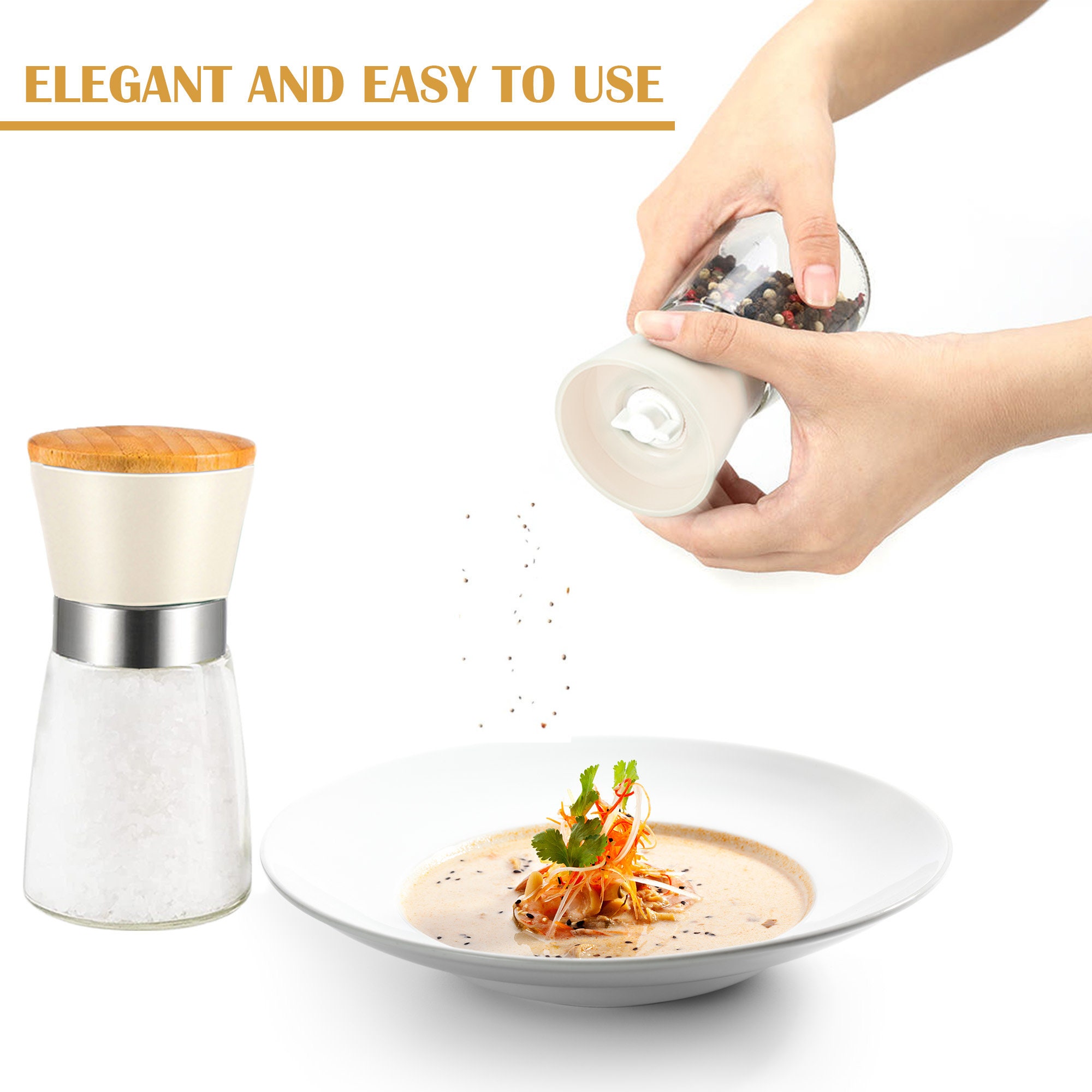 colourful pepper grinder