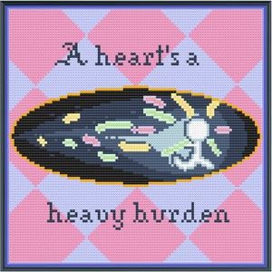 Howl&#39;s Moving Castle Star Sprite Cross Stitch Pattern