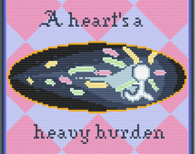 Howl's Meltdown Cross Stitch Studio Ghibli Moving Castle Pattern ...