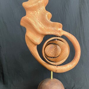 wooden kinetic sculpture