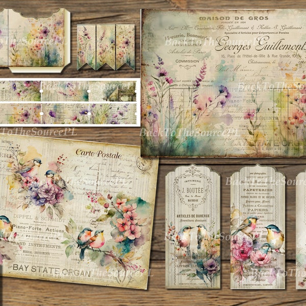 Junk Journal Ephemera - Etsy