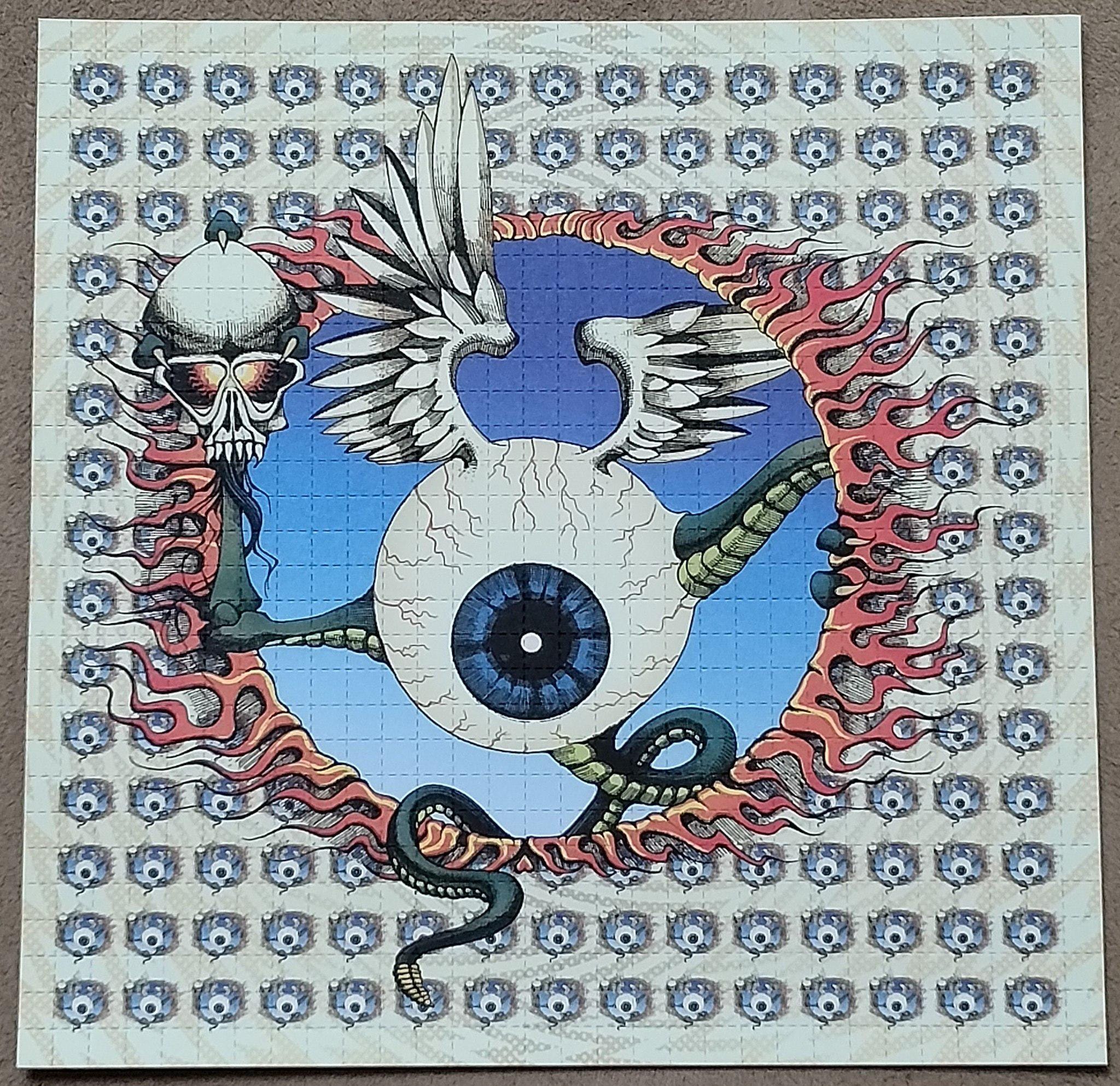 80's THE DEAD Flying Eyeball ポスター Jimi Hendrix 'Flying Eyeball' Poster Sells for More than $7,000 on