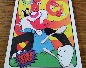 Poppin Caps Blotter Art