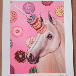 Unidonuts Blotter Art by Jules Muck