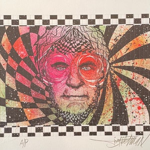 Timothy Leary   Blotter Art by Joey Feldman A/P