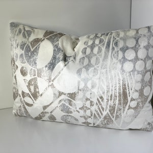 One Pillow , Pierre Frey " Paquebot " 15" X 21", Same fabric on Both sides with Zippers.