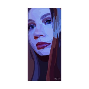 Custom Abstract Digital Art Portrait