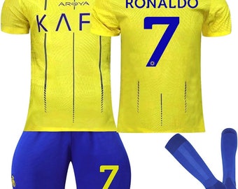 Ronaldo jersey football kit kids