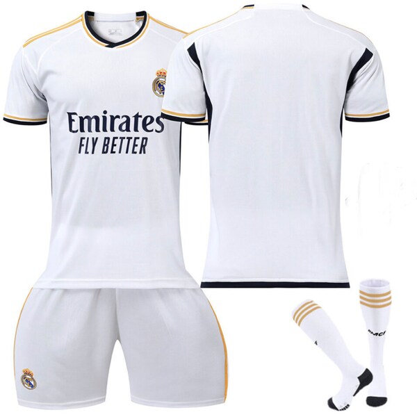 Real Madrid home jersey football kids