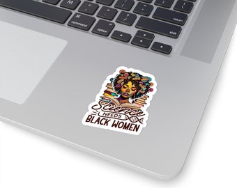 Science Needs Black Women : African American Woman Empowerment Stickers