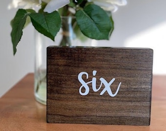 Custom DIY Table Numbers, Wedding Table Numbers, Rustic Table Numbers, Table Numbers, Wedding Decor, Event Decor, DIY Table Numbers