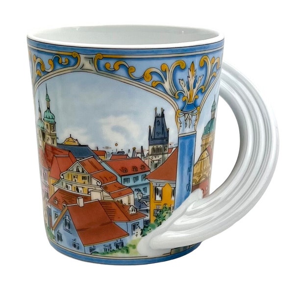 Vntg Rosenthal Studio-Line City Cup Series Nr 18 "Prag" Porcelain Sharon Beeden