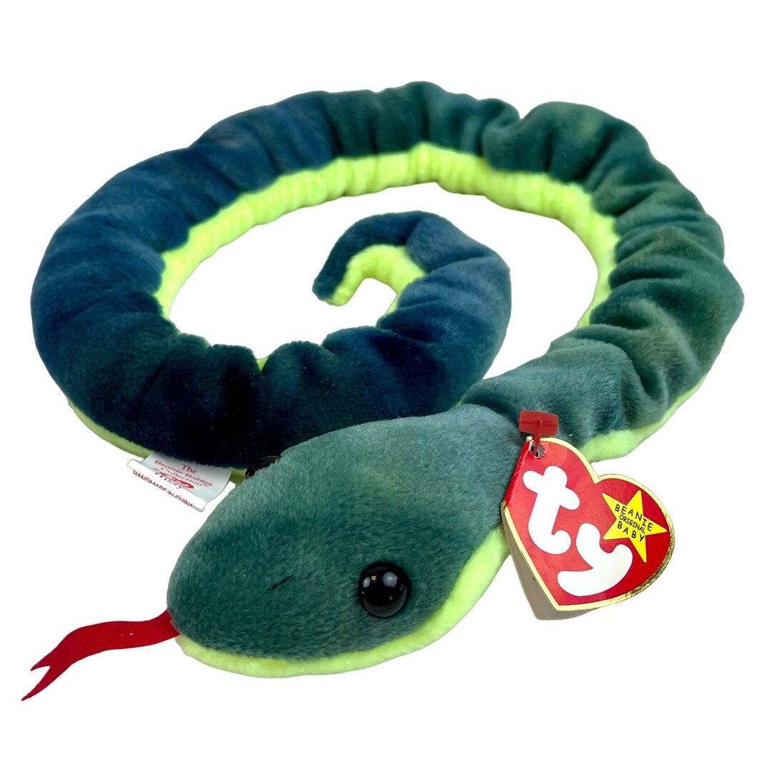 Ty Beanie Babies Collection Hissy the Snake Beanie Baby Vintage 1997