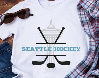 Hockey tshirt, Seattle Hockey, Kraken Hockey, Gift for hockey fan, Game Day, Pacific Northwest hockey, Kraken fan