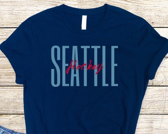 Seattle hockey shirt,  Kraken hockey shirt, Kraken hockey tshirt, gift for Seattle hockey fan, Kraken gift ideas, hockey tee