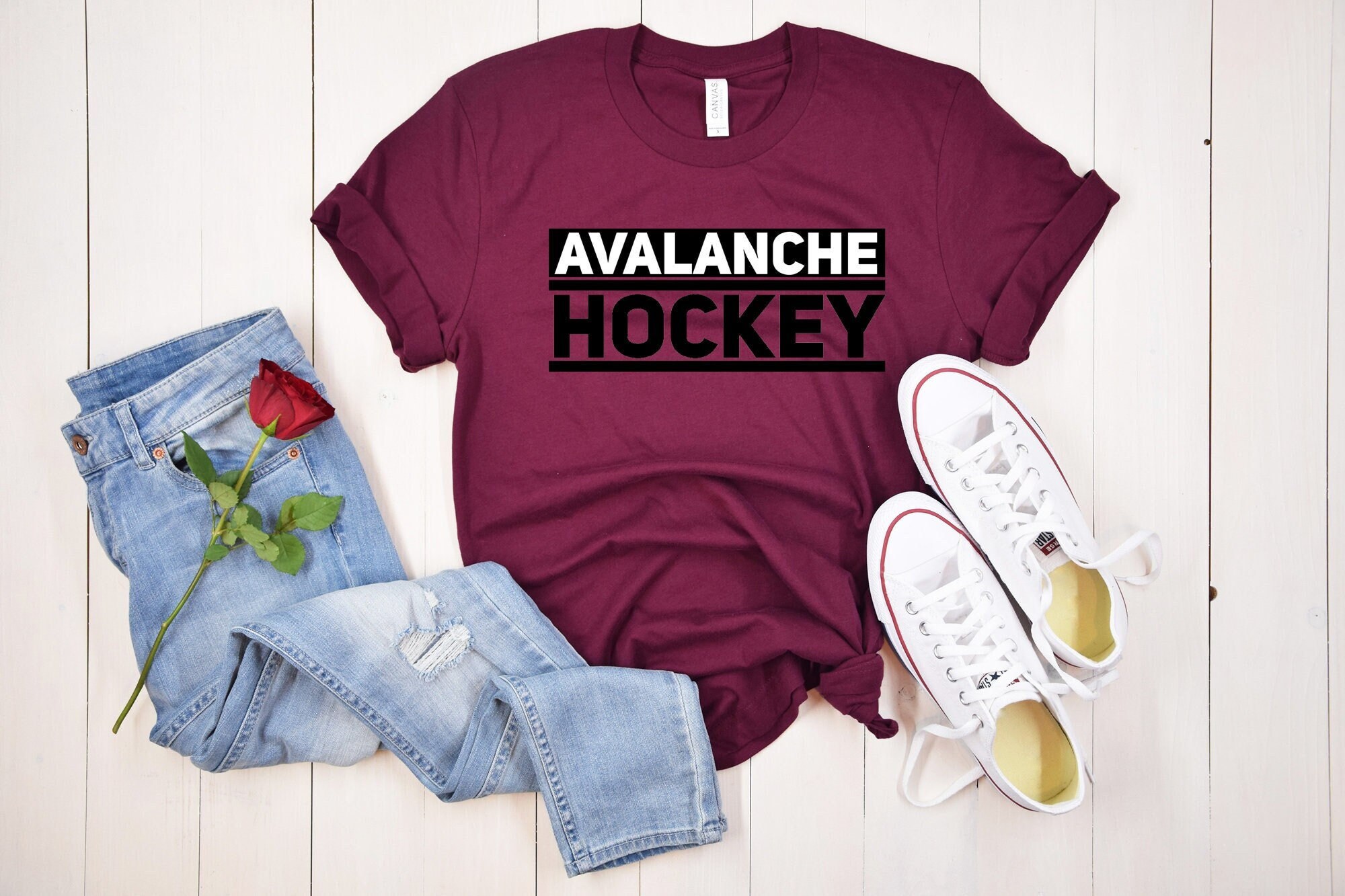 Avalanche Shirt Hockey Tshirt Avs Hockey Avalanche Tshirt 