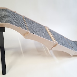Dog Ramp for car, Ramp for Bed&Couch, Adjustable Dog Ramp, animal staircase for car, helper for dog owner, dog ramp wooden, ramp with carpet