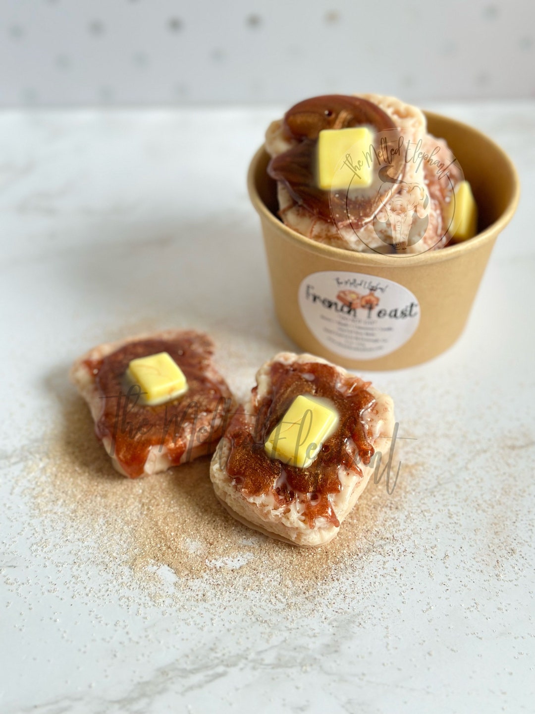 French Toast Wax Melts, Realistic Food Wax Melts, Breakfast Wax Melt