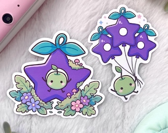 Stardrop Junimos Sticker Duo - Stardew Valley Cozy Game Stickers - Waterproof Matte Vinyl Stickers