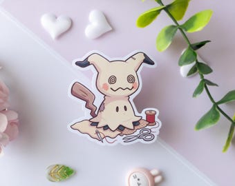 Mimikyu Sticker - Pokemon - Waterproof Matte Vinyl Sticker