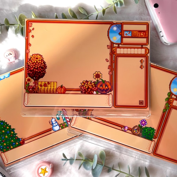 Stardew Valley Acrylic Memo Standee - Wet Erase Memo Board - Stardew Merch