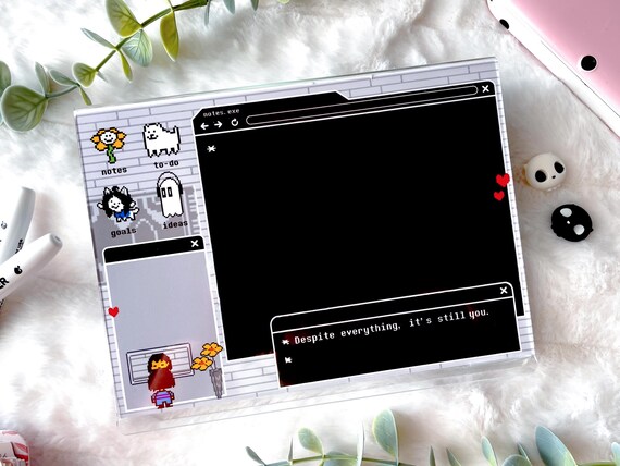 Undertale Acrylic Memo Standee - Wet Erase Memo Board - Despite everything, it's still you - Undertale Fan Merch