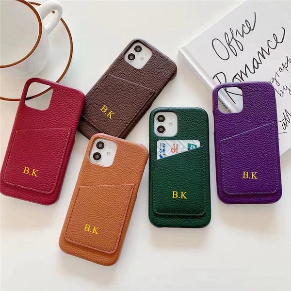 Iphone Leather Case Etsy