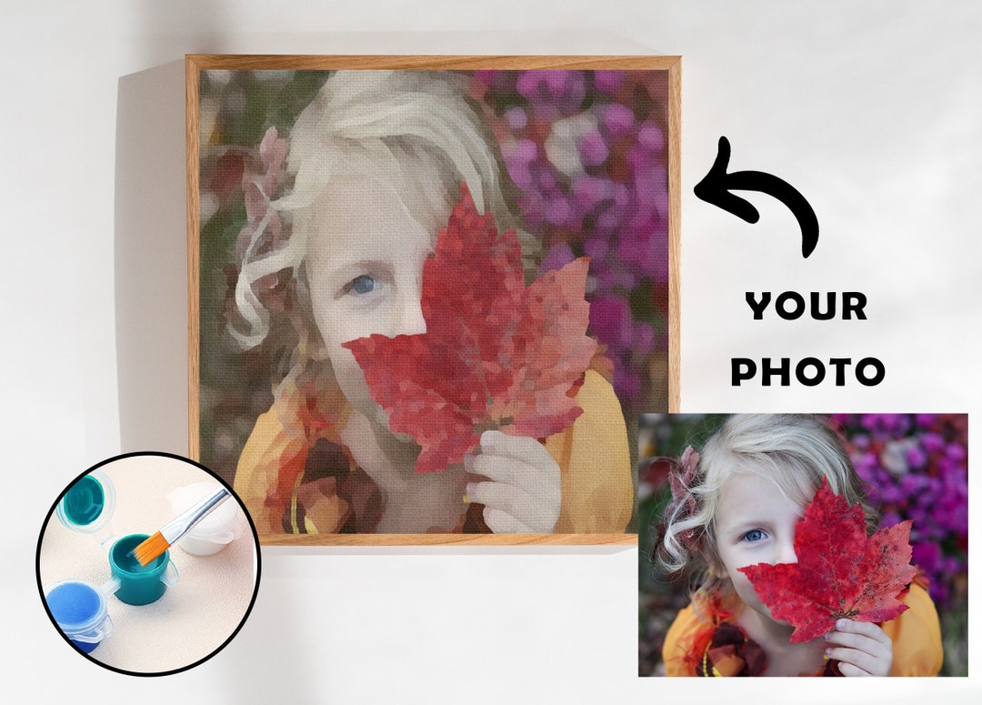 Custom Paint by Number,personalized Paint by Number Kit for Adults