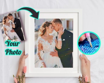 Custom Photo Diamond Painting Kit • DIY 5D Mosaic Art