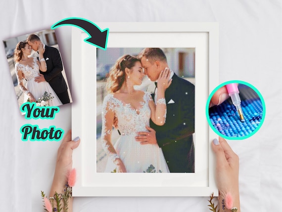 Custom Photo Diamond Painting Kit • DIY 5D Mosaic Art