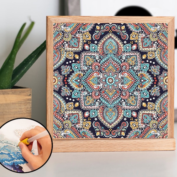 Craft 5D Diamond Painting Mandala, Square/Round Drill DIY Diamond Painting Embroidery, Diamond cross stitch, Relaxing Art, DIY craft Kits