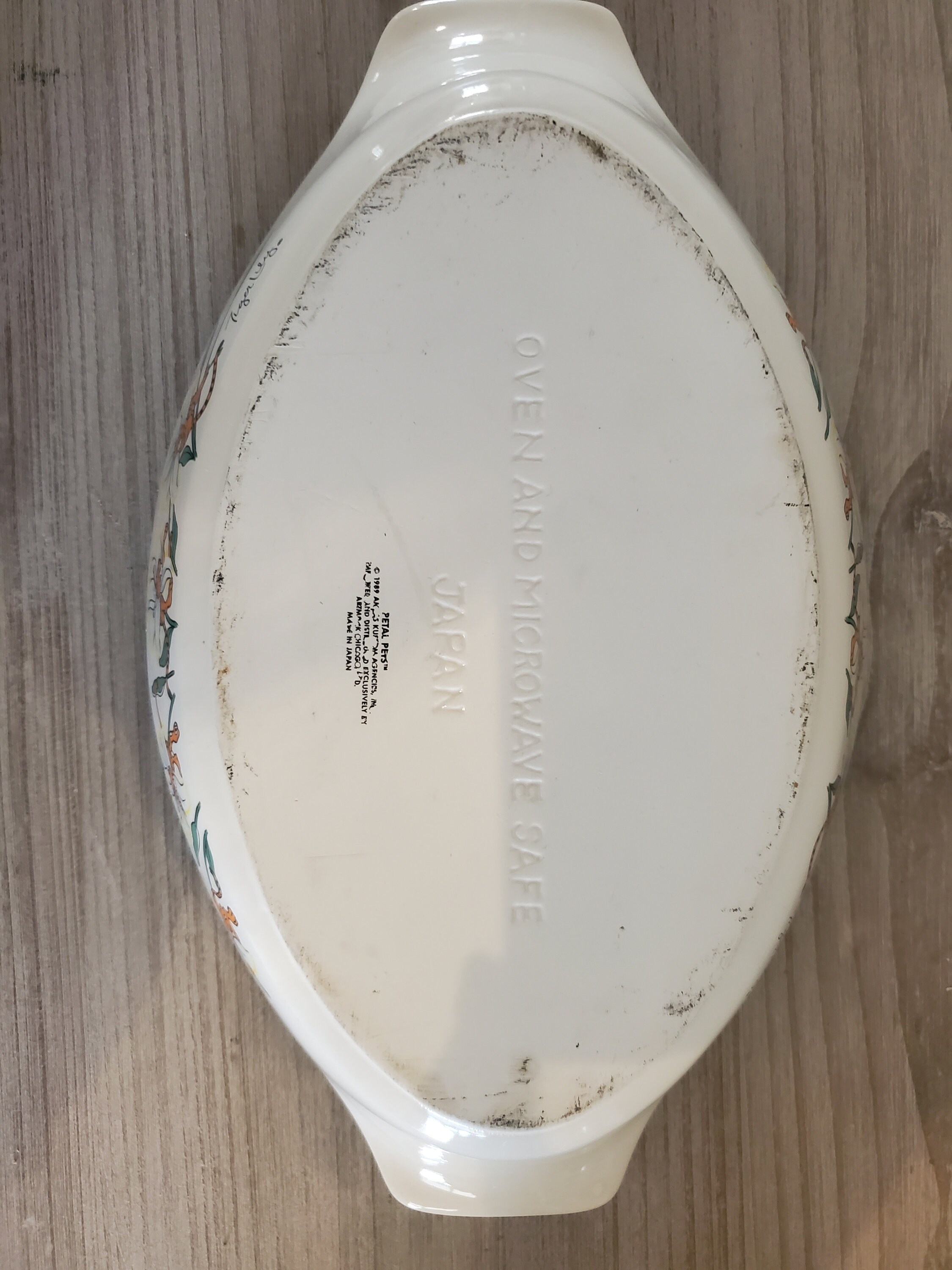 Pie Pans & Plates 1989 Tiger Lily Pie Pan Petal Pets Quiche Dish Made