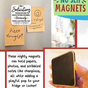 Door Magnet No Soliciting Magnetic Sign, No Soliciting Sign Magnetic, No Soliciting Magnet Door Sign, Door Magnet Sign, Magnetic Door Signs image 3