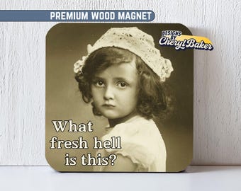 Nurse Magnets Funny Retro Magnet, Funny Office Magnets, Funny Work Magnets, Funny Refrigerator Magnets, Cute Office Magnet, Cubicle Decor