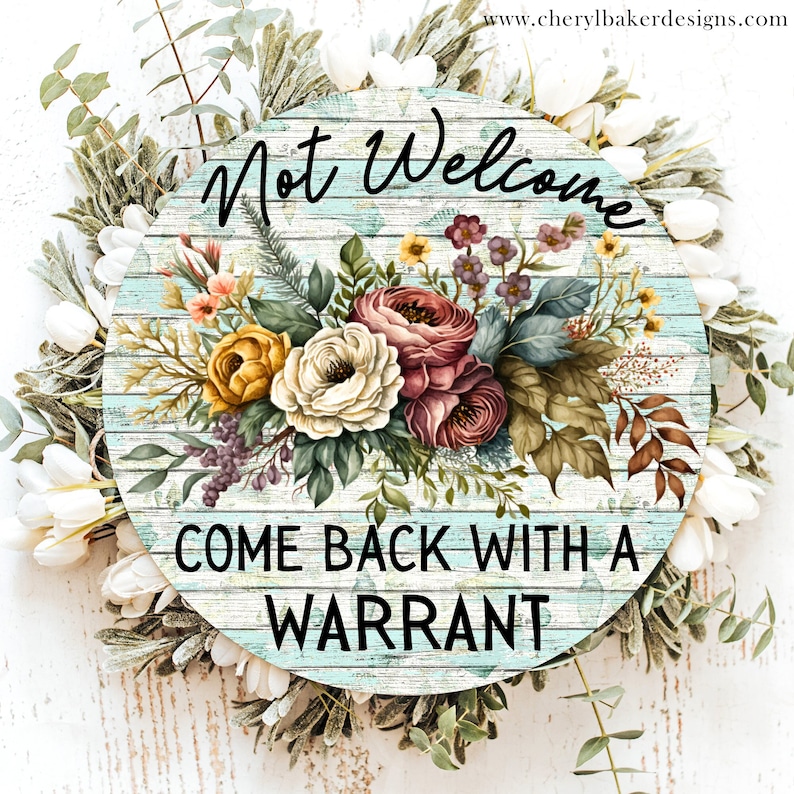 Un Welcomesign Unwelcome Door Sign, Unwelcome Sign for Front Porch, Unwelcome Porch ...