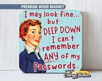 Sarcastic Work Magnet, Cute Office Magnet, Funny Retro Magnet, Funny Work Magnets, Funny Office Magnets, HR Gifts, Cute Magnet for Work