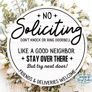 No Soliciting Signs Funny No Soliciting Sign, No Soliciting Funny, Go Away Sign Door, Do Not Disturb Sign, Do Not Knock or Ring Doorbell