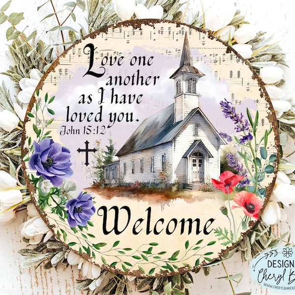 Church Welcome Sign - Etsy