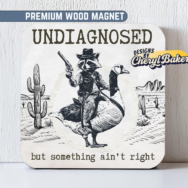 Imán de mapache, imán divertido para casillero, imanes de enfermeras, imanes divertidos para el trabajo, imán de vaquero, imán lindo para el trabajo, imanes divertidos para el refrigerador.
