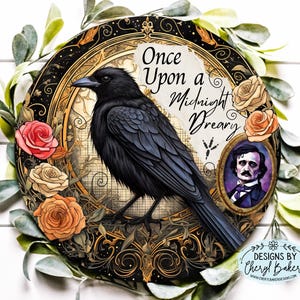 Edgar Allan Poe The Raven Edgar Allen Poe Wall Art, Edgar Allan Poe Decor, Edgar Allen Poe Gifts, Edgar Allan Poe Wall Art, Edgar Poe Quote