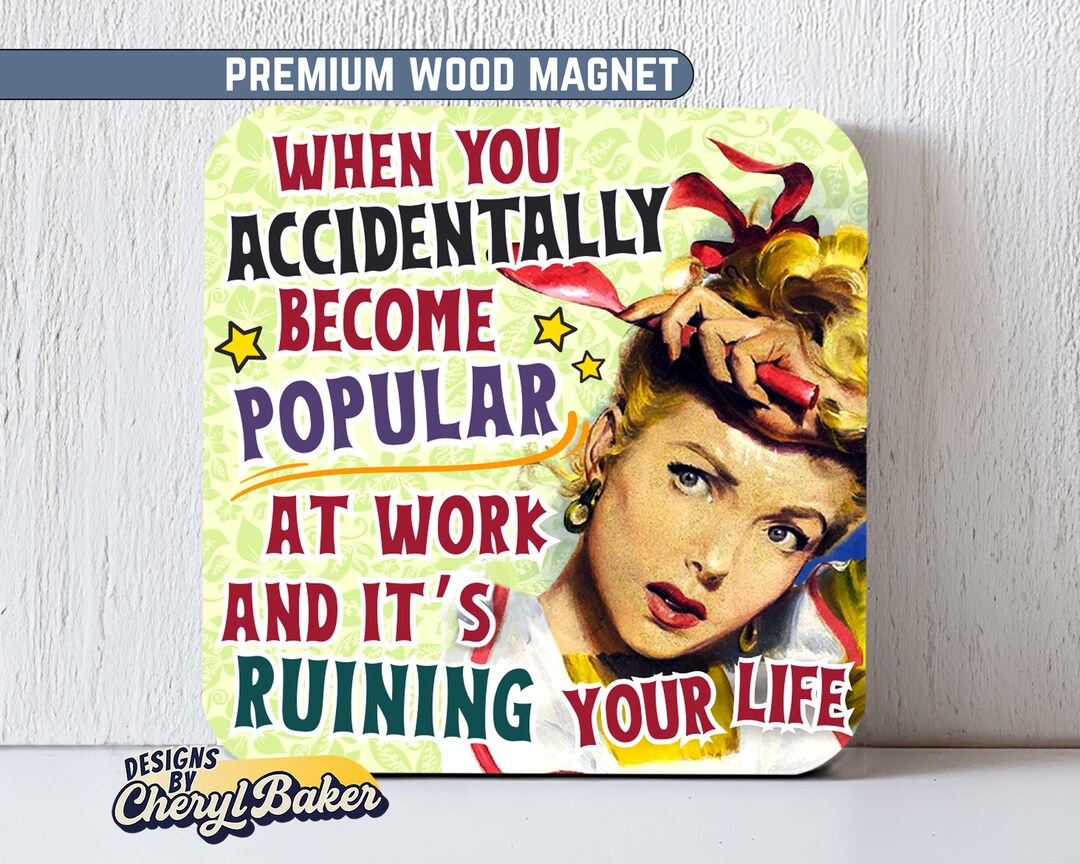 Funny Work Magnets, Nurse Locker Magnet, Cute Magnet for Work ...