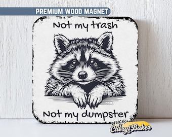 Raccoon Magnet, Nurses Magnets Funny Office Magnets, Cool Fridge Magnets, Sarcastic Magnet, Funny Magnet for Locker, Cute Office Magnet