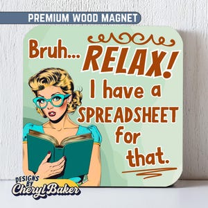 This Call for a Spreadsheet, Sarcastic Work Magnet, Accountant Gifts, Funny Office Magnets, Funny Work Magnets, Data Analyst Gift, Cubicle